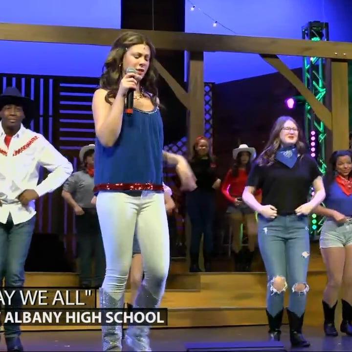 Keith Kaiser dances with the cast of 'May We All'